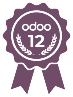 Odoo 12 certificate badge