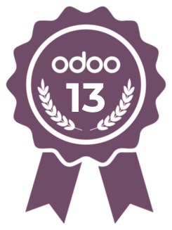 Odoo 13 certificate badge