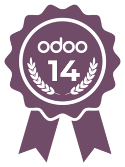 Odoo 14 certificate badge